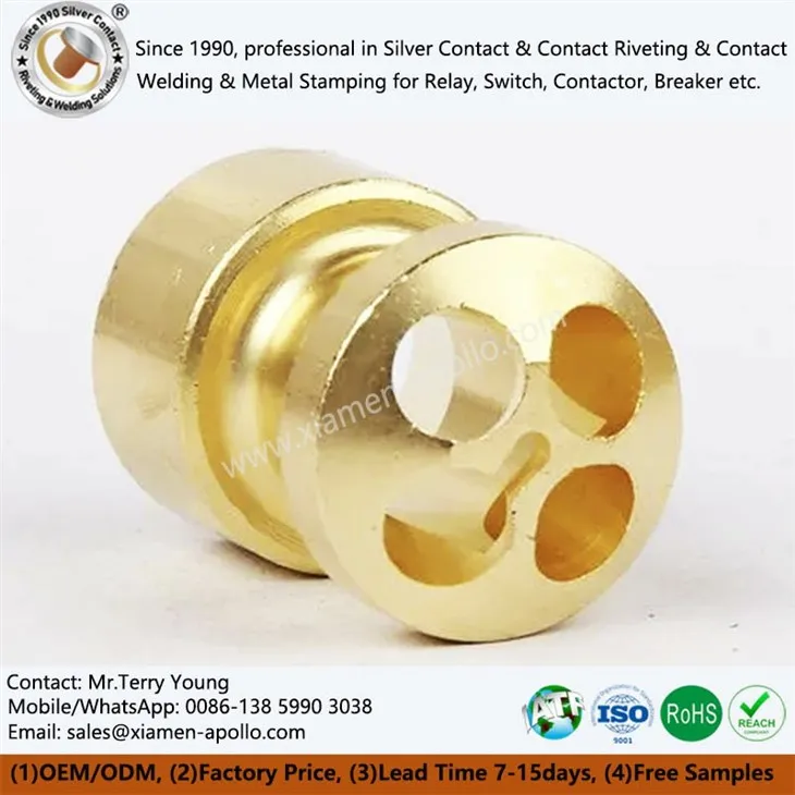 CNC vélaðir koparhlutar