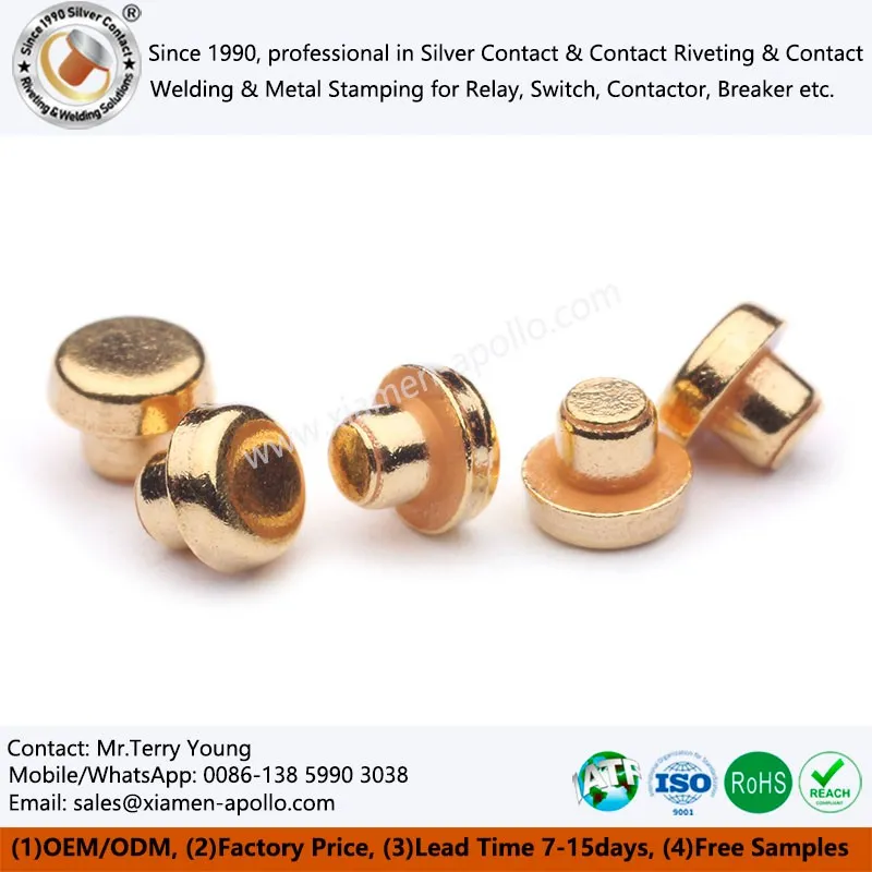 Gullhúðaðar hnoð