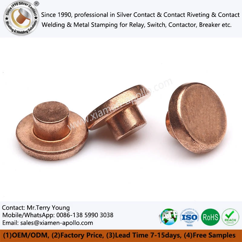 Solid Copper Contacts Solid Copper Contacts