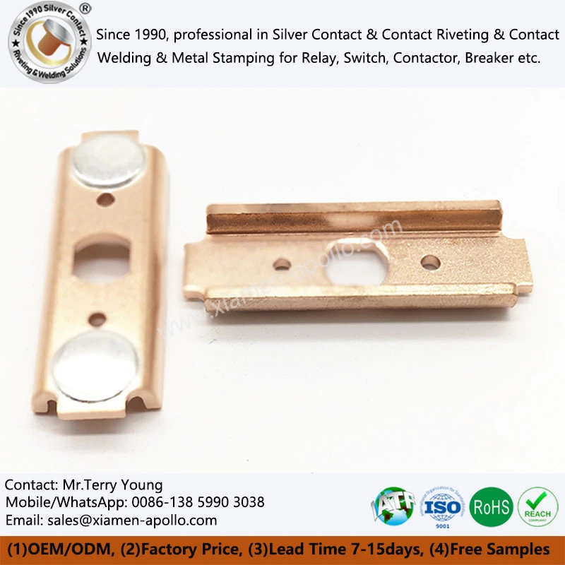 Silver Contact Brazed Assemblies Silver Contact Brazed Assemblies
