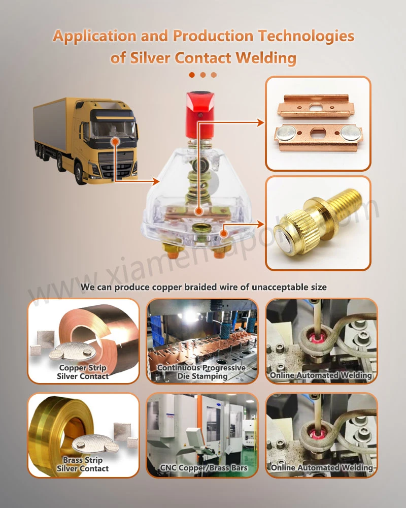 Application and Production Technologies for Copper Spot Welding Silver Contact Application and Production Technologies for Copper Spot Welding Silver Contact