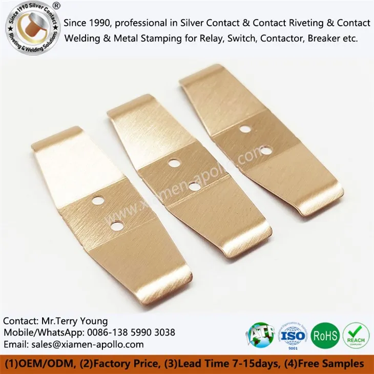 Metal stimplun kopar snertihlutar