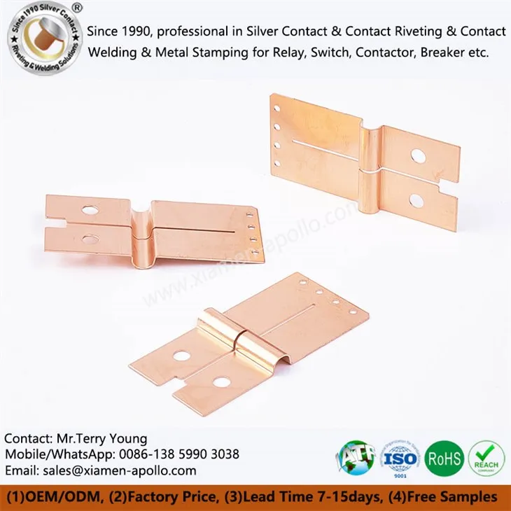 Segul klemmingar liðir kopar stimplaðir hlutar