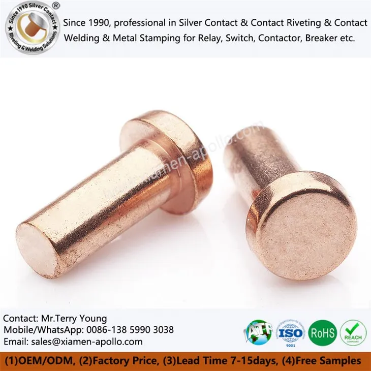 Hreinn kopar rafmagns tengiliði