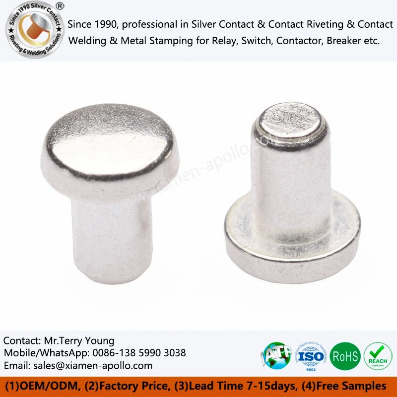 Solid Silver contacts for sale