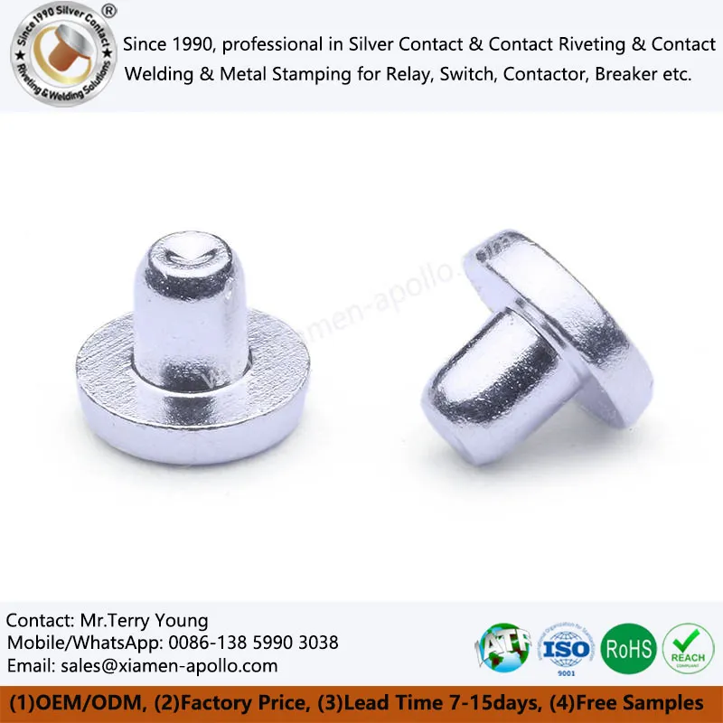 Silfurhúðað kopar tengiliði