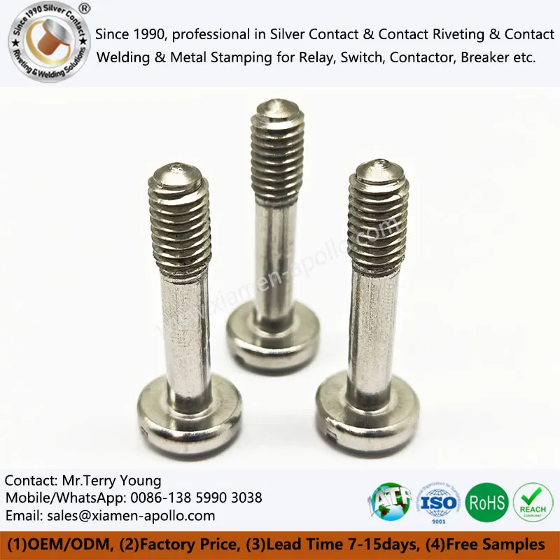 Skrúfur fyrir höfuð fyrir osta með rifum