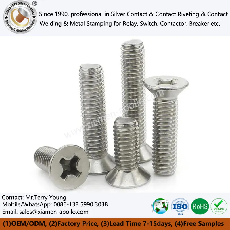 Skrúfur úr ryðfríu stáli