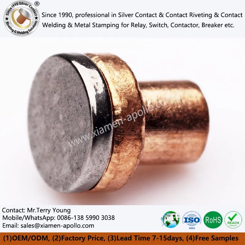 Volfram-Ábendingar um tengiliði úr kopar